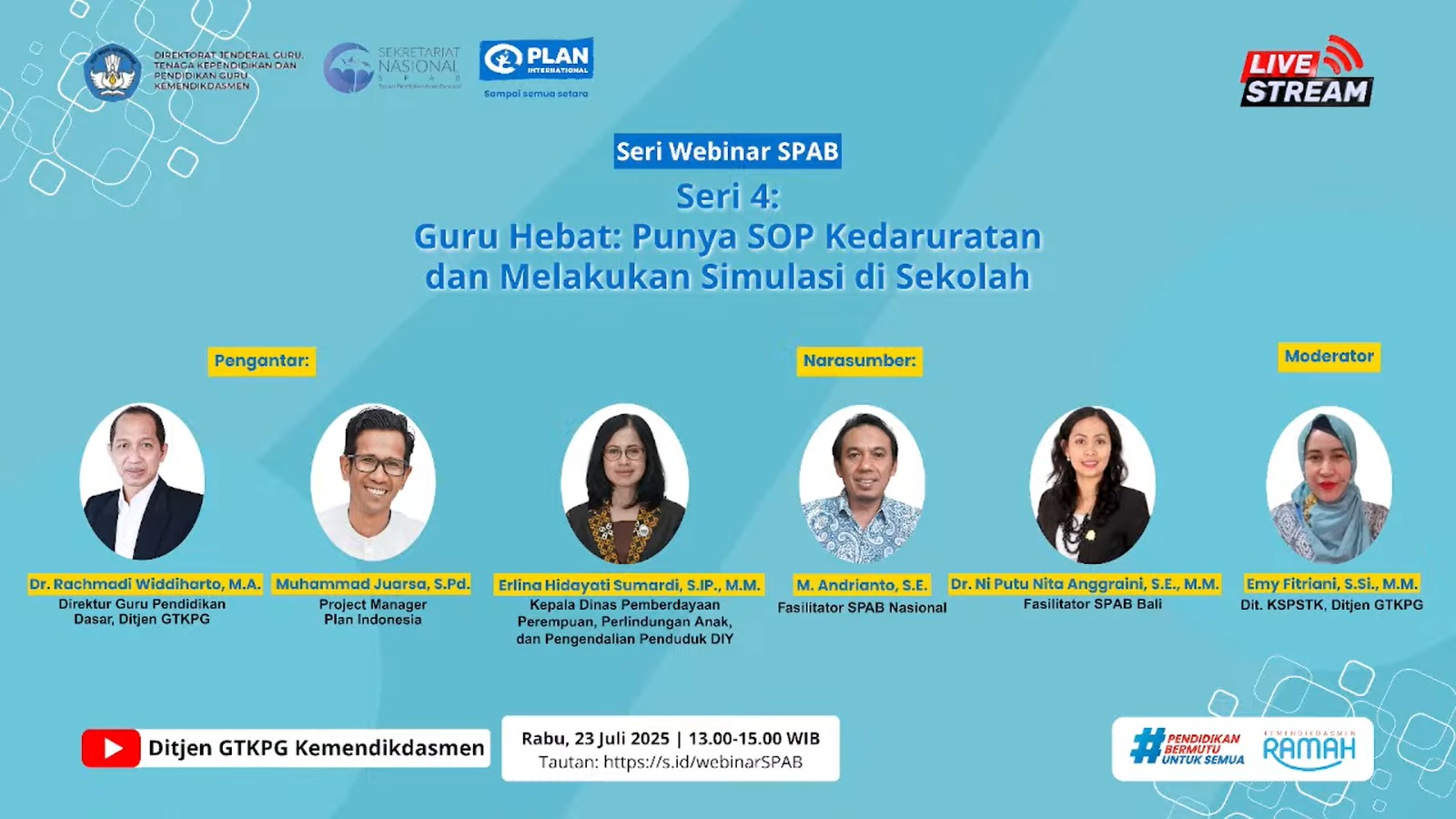 Kemendikdasmen Perkuat Kapasitas Pendidik dalam Mengimplementasikan SPAB di Satuan Pendidikan